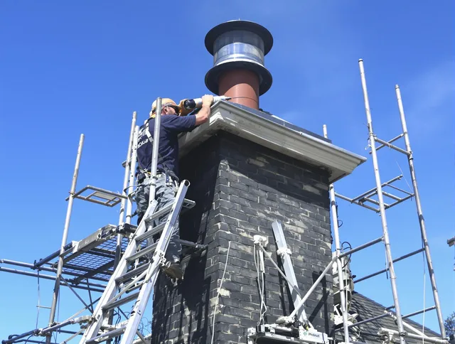 Sturdy chimney crown finished by Brookfield Chimney Sweep in Brookfield, CT
