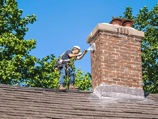 Brookfield Chimney Sweep performing an inspection with advanced tools in Brookfield, CT