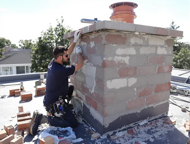 Advanced chimney repair process by Brookfield Chimney Sweep in Brookfield, CT