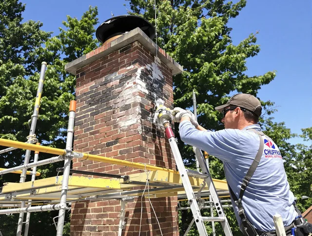 Structural chimney repair by Brookfield Chimney Sweep in Brookfield, CT