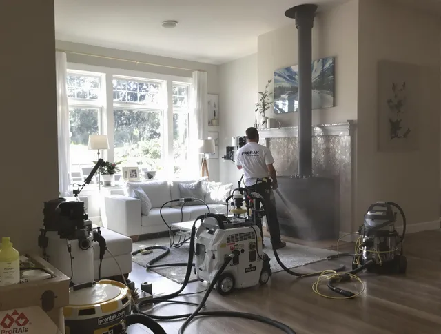 Soot removal service by Brookfield Chimney Sweep for a fireplace in Brookfield, CT
