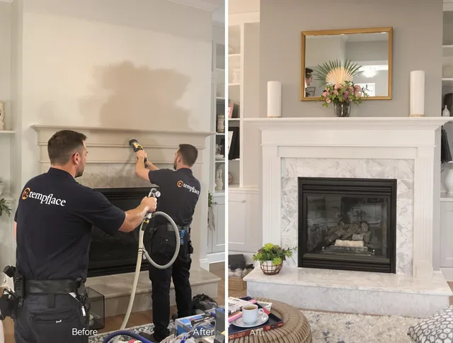 Professional soot removal by Brookfield Chimney Sweep team in Brookfield, CT